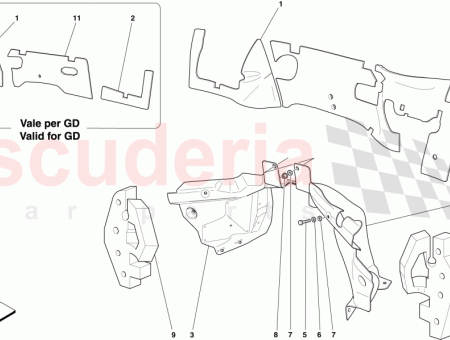 Photo of UPPER LH FIREWALL INSULATION…