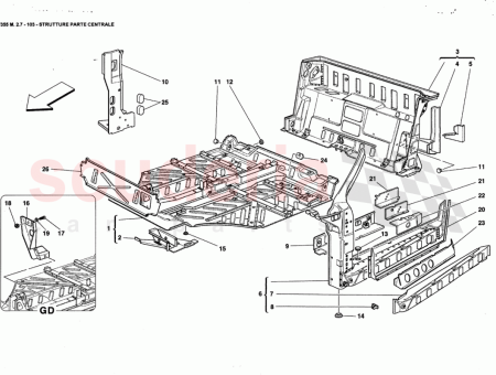 Photo of FOOT REST REINFORCEMENT BRACKET…