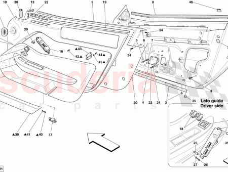 Photo of RH SEAT BELT SLOT SURROUND…