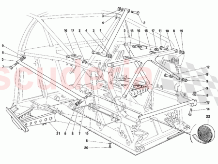 Photo of Rear exchanger supports…