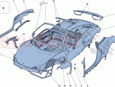 Photo of RH LOWER FASTENER BRACKET FOR FRONT FENDER…