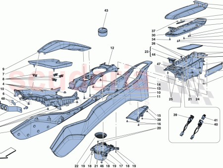 Photo of REAR CONSOLE COMPARTMENT BASE MAT…