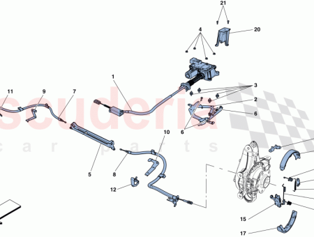 Photo of RH PARKING BRAKE CABLE FASTENER BRACKET…