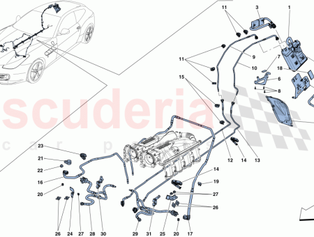 Photo of LH EVAPORATIVE EMISSIONS CONTROL SYSTEM PIPE…