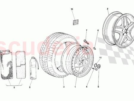 Photo of R H front build up rim…