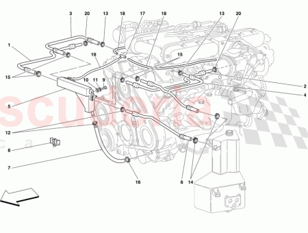Photo of PIPE FROM OIL VENT BODY TO RH SLEEVE…