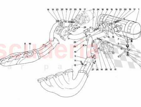 Photo of Right exhaust manifold…