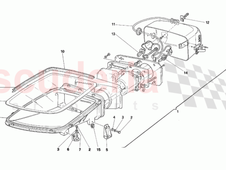 Photo of LH main and dipped beams light unit…