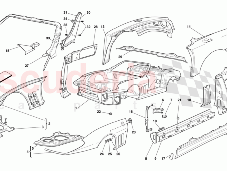 Photo of R H CENTRAL PILLAR…