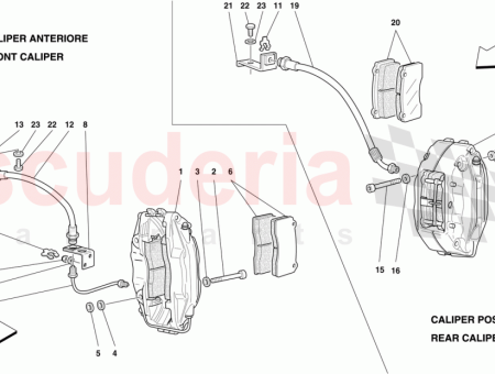 Photo of Set of rear caliper pads…