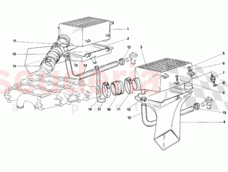 Photo of Air inlet for R H exchanger…