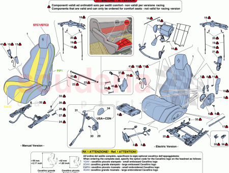 Photo of RH SEAT COMPLETE WITH GUIDE RAILS…