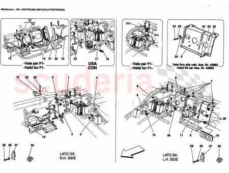 Photo of COMPLETE RH SIDE BRACKET FOR F1 CONTROL UNIT…