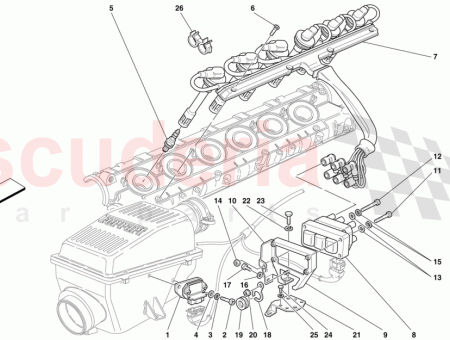 Photo of BRACKET FOR SECONDARY AIR PIPE…