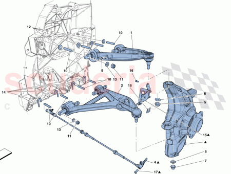 Photo of COMPL LH FRONT HUB CARRIER…