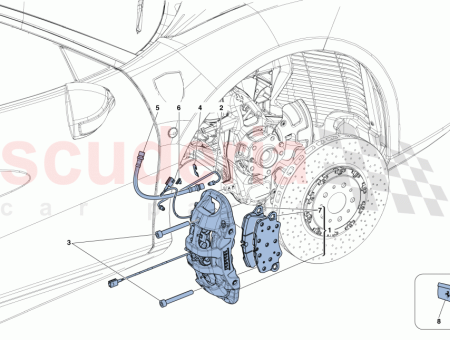 Photo of FRONT BRAKE PIPE FROM CALLIPER TO LH HOSE…