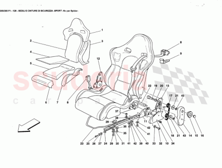 Photo of COMPLETE LARGE R H SEAT…