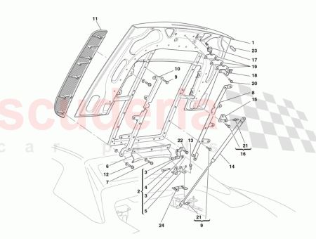Photo of REAR HOOD BONNET…
