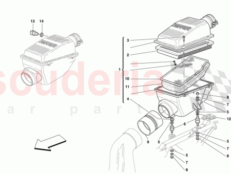 Photo of COMPLETE L H AIR INTAKE…