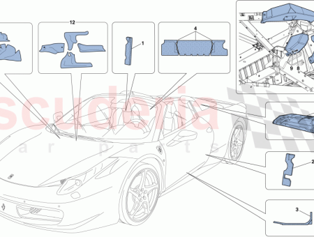 Photo of LH LATERAL FIREWALL SOUNDPROOFING…
