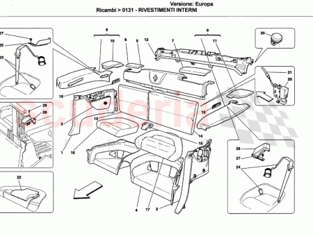 Photo of REAR SEAT TRIM Not for 2 seat version…
