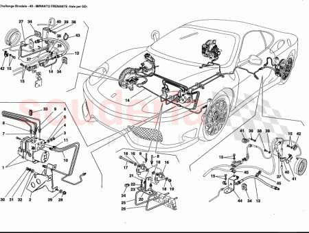 Photo of PIPE FROM BRAKING REGULATOR TO RH REAR JOINT…