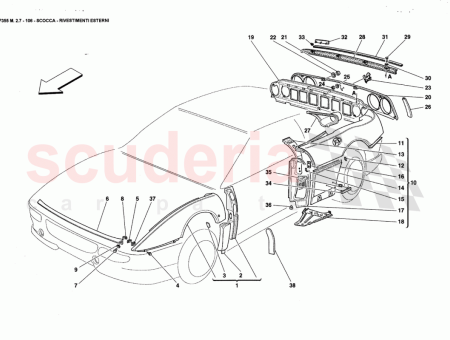 Photo of LH UPPER REAR SIDE COVERING…
