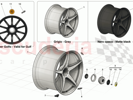 Photo of RH CENTRAL WHEEL NUT…