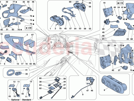 Photo of SURROUND FOR POWER REAR SCREEN AND ROOF CONTROL…