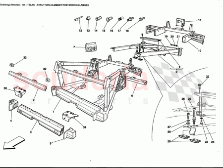 Photo of COMPLETE REAR FRAME…