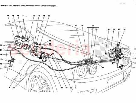 Photo of COMPLETE SAFETY LOCK CABLE FOR ENGINE HOOD…