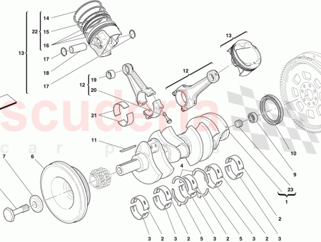 Photo of LH CYLINDER BANK PISTON COMPLETE WITH RINGS…