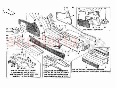 Photo of COVERED PARKING BRAKE CONSOLE WITH COVERED PROTECTION…