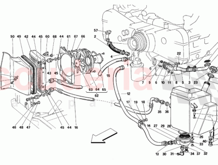 Photo of Hose from pump to radiator…