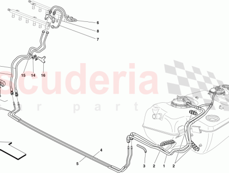 Photo of FRONT FUEL PIPE TO LH INJECTOR RAIL…