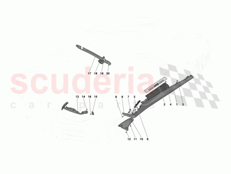 Photo of FRONT BRACKET OF RH SILL COVER TRIM…