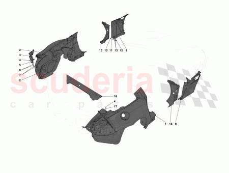 Photo of COMPL RH OUTER PILLAR COVER TRIM FOR LOWER…