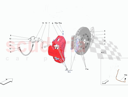 Photo of SET OF FRONT PADS WITH SPRING…