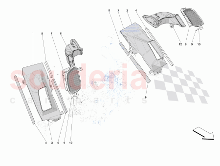Photo of COMPL RH AIR FILTER DUCT…