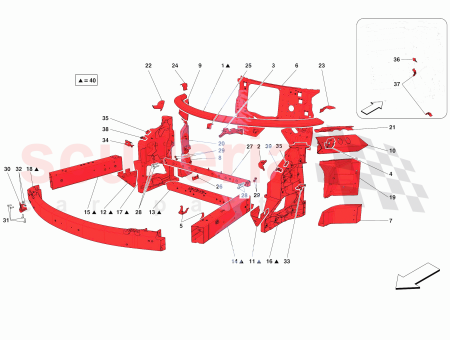 Photo of LH FRONT SPAR…