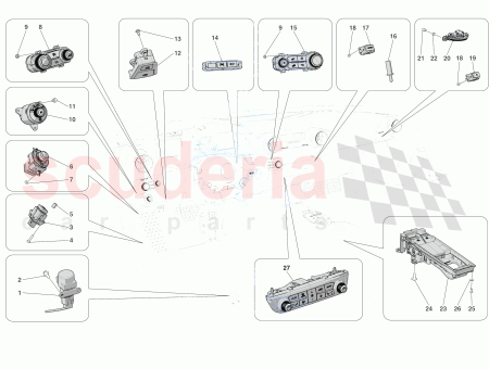 Photo of COMPL POWER WINDOW BUTTON BEZEL…