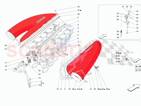 Photo of RH INTAKE MANIFOLD PLENUM GASKET…
