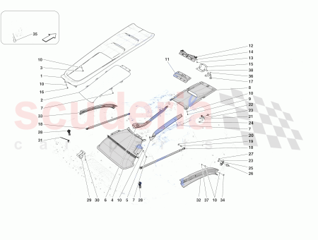 Photo of INNER TRIM FOR REAR LID BACK PANEL…