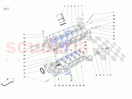Photo of CRANKCASE LOWER CRANKCASE SHELL ASSEMBLY…