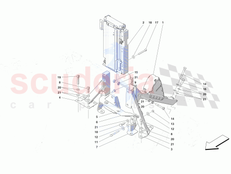 Photo of REAR BRACKET FOR LH ROLL BAR…