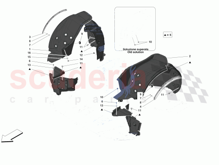 Photo of COMPL REMOVABLE SECTION OF RH FRONT WHEELHOUSE…