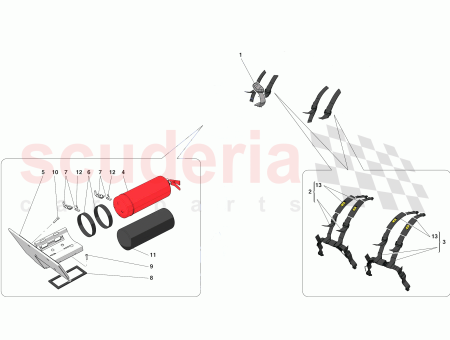 Photo of COMPL FASTENER STRAP FOR 2KG FIRE EXTINGUISHER…