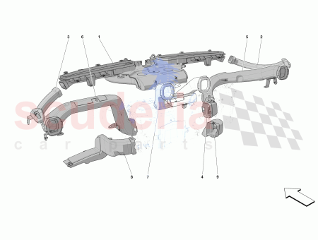 Photo of PASSENGER SIDE FOOTWELL VENTILATION DUCT…