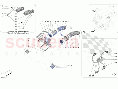 Photo of COMPL LH AIR INTAKE HOSE UNION…