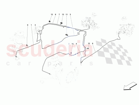 Photo of LH FRONT BRAKE PIPE ON FIREWALL…